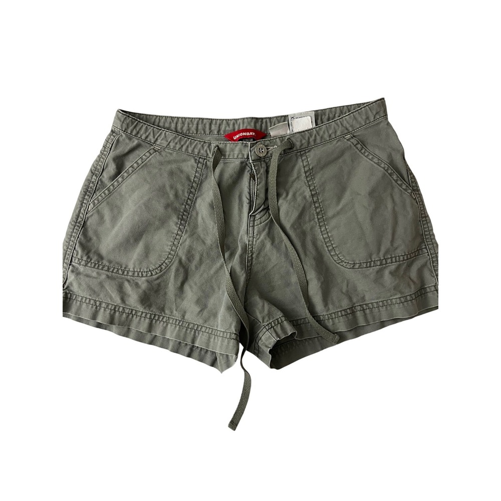 Unionbay Shorts Junior Size 3 OGreen Vintage Utility Drawstring